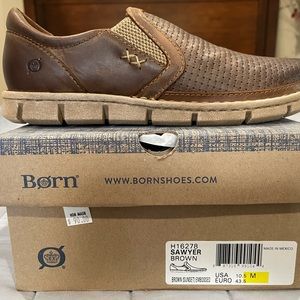 Born Sawyer brown loafers size 10.5